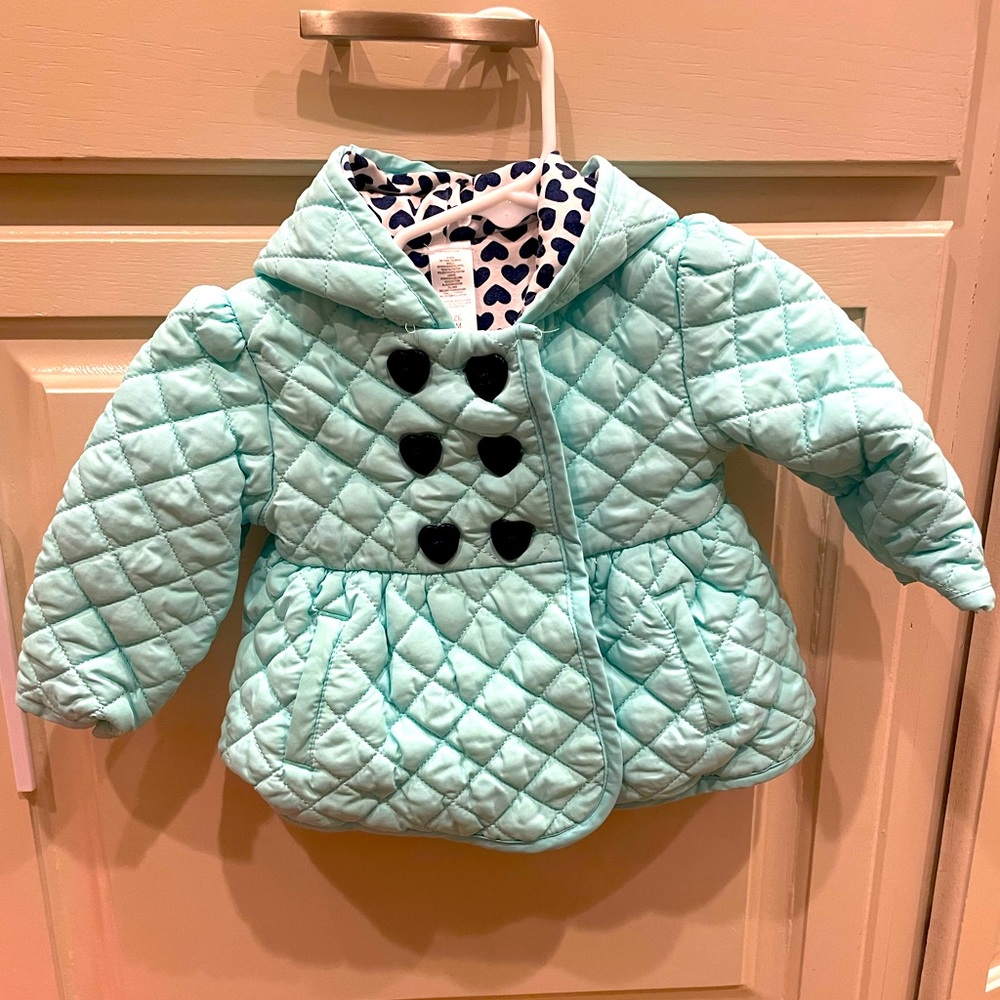 Bundle of three spring jacket, fleece and vest. Girls 12 months